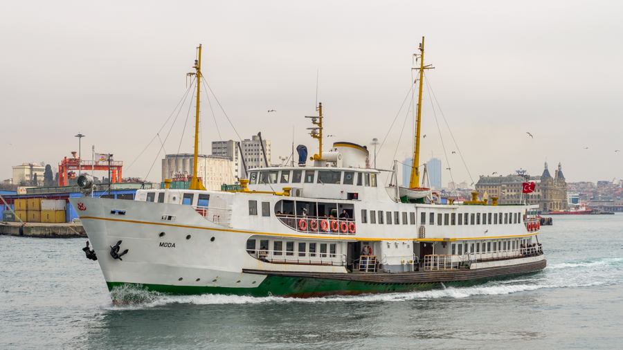 A ferry at Moda on Istanbul’s Asian-side coast